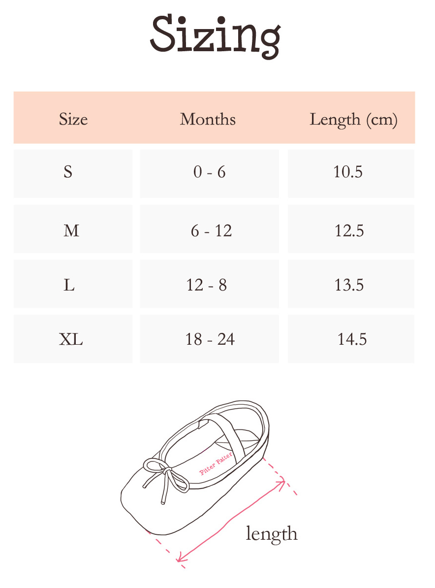 Baby Foot Size Chart