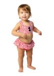 Cupid Girl Bubble Hearts Frill Bikini (Size 0 to 4)