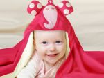 3 Sprouts - Hooded Towel -  Elephant (Pink)