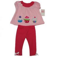 Cupcakes Top and Leggings Set (3-6months)