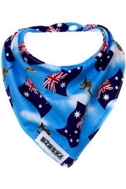 Bibska Bib - Aussie/Australian - Dribble/Bandana Bib