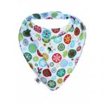 Bibska Bib - Christmas Baubles Bib- Dribble/Bandana Bib