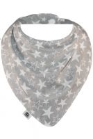 Bibska Bib - Grey Stars Dribble Bib -Bandana Bib