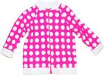 Cupid Girl Pink Dot Long Sleeve Rashie UPF 50+ (Size 00 to 4)