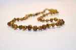 Baltic Amber Teething Necklace - Polished Green