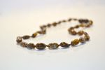 Grace & Favour Baby Bracelet/Anklet - Green Amber