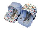 Itzy Ritzy - Baby Ritzy Rider Infant Car Seat Cover - Rodeo Drive & Blue Minky