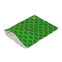 Itzy Ritzy Travel Happens Sealed Medium Wet Bag - Emerald Trellis