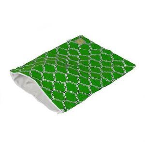 Itzy Ritzy Travel Happens Sealed Medium Wet Bag - Emerald Trellis