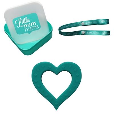 Little Num Nums - Teether - Heart of Hearts Gift Pack - Peppermint