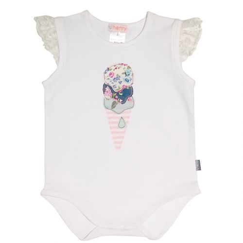 Love Henry Violet Icecream Romper  (Sizes 000 to 1)