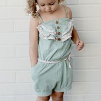 Love Henry Daisy Miranda Mint Spot Jumpsuit (Last Size 7 and 8)