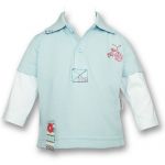 Love Henry Trike Long Sleeve Polo w/Contrast Sleeves (Sizes 00 to 3)