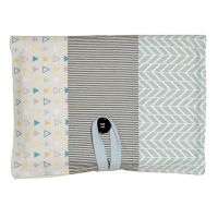 Love Henry Tribal Aqua Nappy Wallet Gift Set with swaddle and washers 