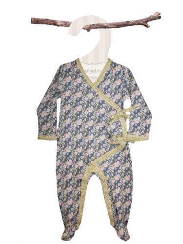 Love Henry Grace Winter Onsie - Floral (sizes 6 month to 2 years)