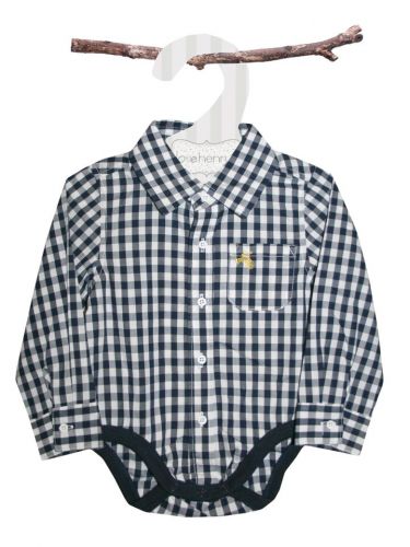 Love Henry Hudson Checked Shirt Romper (only sizes 3 & 9 mths left)