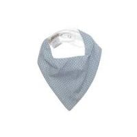 Love Henry Daisy Blue Spot Dribble Bib - Bandana Bib