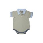 Love Henry Hamptons Austie Romper -Pebble (000 to 2)