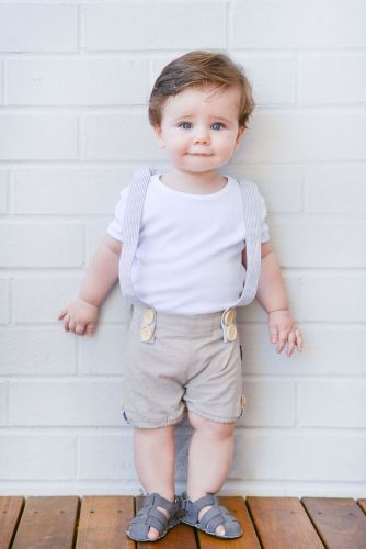 Love Henry Digby Boys Playsuit - Hamptons Linen