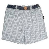 Love Henry Tribal Oscar Shorts - Aqua Chevron (sizes 0-1)