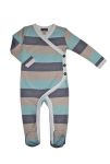 Love Henry Onesie - Austin Aqua Stripe