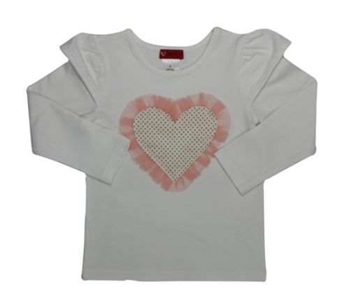 Love Henry Emma Long Sleeve Top - Heart