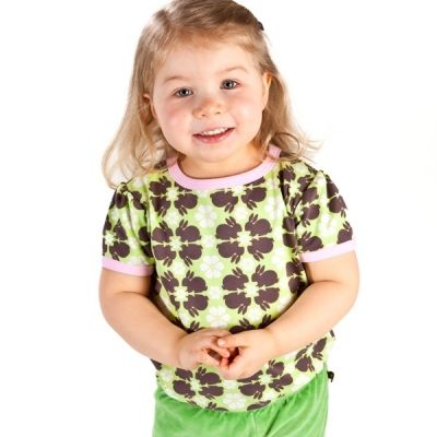 Nosh Organics - Bunnies Short Sleeve T-Shirt - 100% organic cotton (only 18-24mths left)