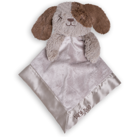 OB Designs Daryl Dog Blankie - Baby Comforter - Retired