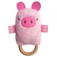 Patty Pig Dingaring Teething Toy Rattle