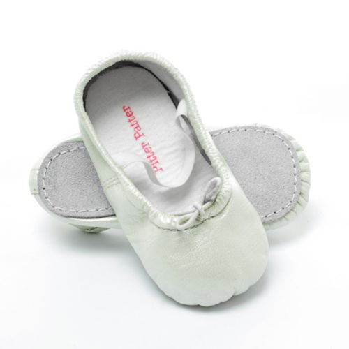 Pitter Patter Soft Sole Baby/Toddler Ballet Shoes - White Rabbit (XXS, M, L, XL)