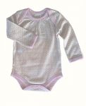 Sapling -Organic Cotton Long Sleeve Bodysuit - Essentials Pink