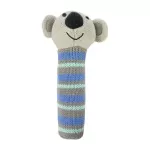 Hand Rattle – Knit – Koala Blue