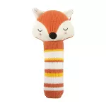Knit Rattle - Fox - Stripe