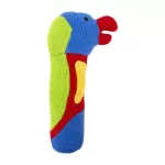 Hand Rattle – Knit – Parrot