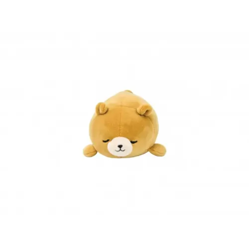 Softees Mini Rattle - Round Brown Bear