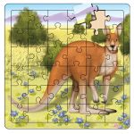 Aussie Mr Kangaroo Puzzle - Australian Gift