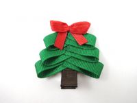 Super Cute Christmas Tree Hair Clip