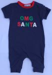 OMG Santa Romper - Baby Christmas Outfit 