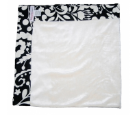 Babychic Designs Bamboo Velour Pram Blanket - Liquorice Swirl