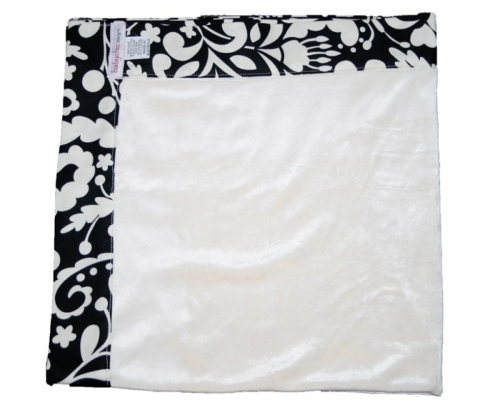 Babychic Designs Bamboo Velour Pram Blanket - Liquorice Swirl