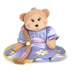 Cuddly Alessandra The Rapunzel Bear- Beanie Kids (large)
