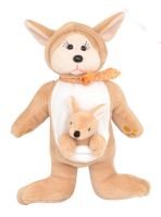 Bushie and Bouncy Kangaroo - Mum and Baby  (Two Sizes) Beanie Kids
