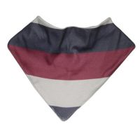 Love Henry Benjamin Dribble Bib - Red Stripe