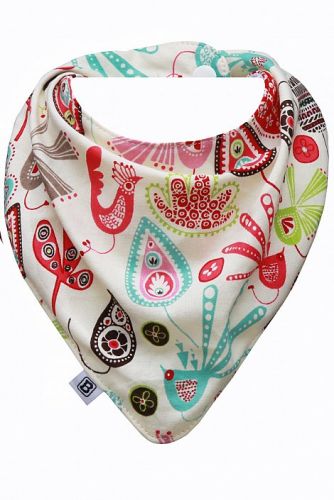 Bibska Bib - Quirky Bird- Dribble Bib -Bandana Bib