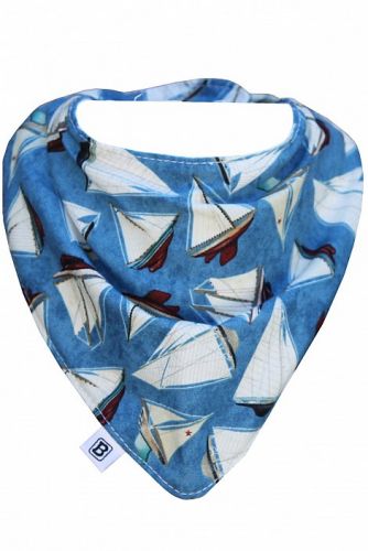 Bibska Bib - Sail Away- Dribble Bib -Bandana Bib