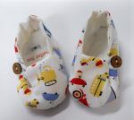 Buster Boo - Zoom Zoom Fabric Baby Shoes