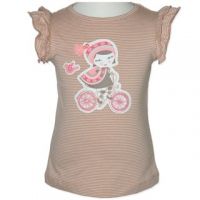 Bike Girl Tee (Only Size 3 left) by Candy Stripes