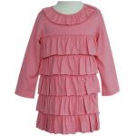 Coral Frill Dress by Candy Stripes (sizes 0 & 2)