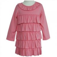 Coral Frill Dress by Candy Stripes (sizes 0 & 2)