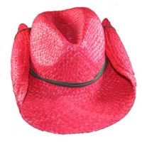 SKEANIE Cowboy/Cowgirl Western Hat - Red